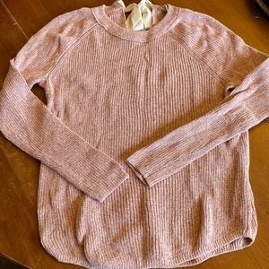 Bow neck sweater